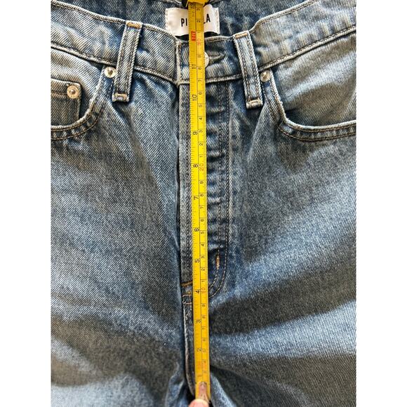 Revolve Pistola Cassie Crop High Rise Straight Button Fly Fairside Vintage Sz 26 - Picture 8 of 12